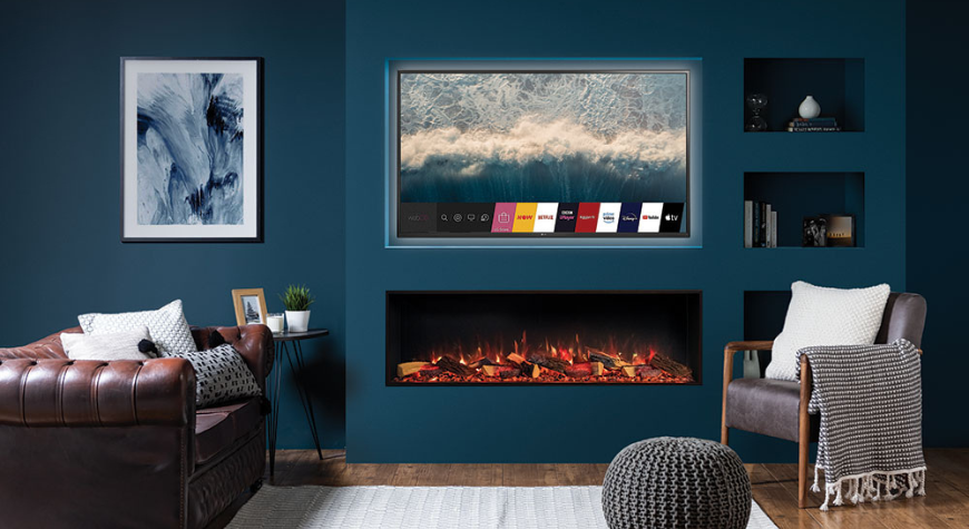 electric media wall